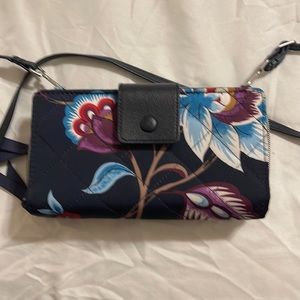 Vera Bradley Performance Twill Deluxe All Together Crossbody With RFID.